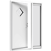 Exklusive Holzhaustür, Vibeke